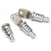 Door Lock Barrels x 3 & Keys x 2, MTC6504