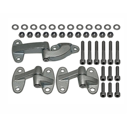 Tailgate Hinges,  Stainless Bolts & Nuts Kit Defender DA1240